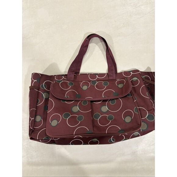 Large Tote Bag, New without Tags, Vinyl Lined, Pockets - Picture 1 of 9